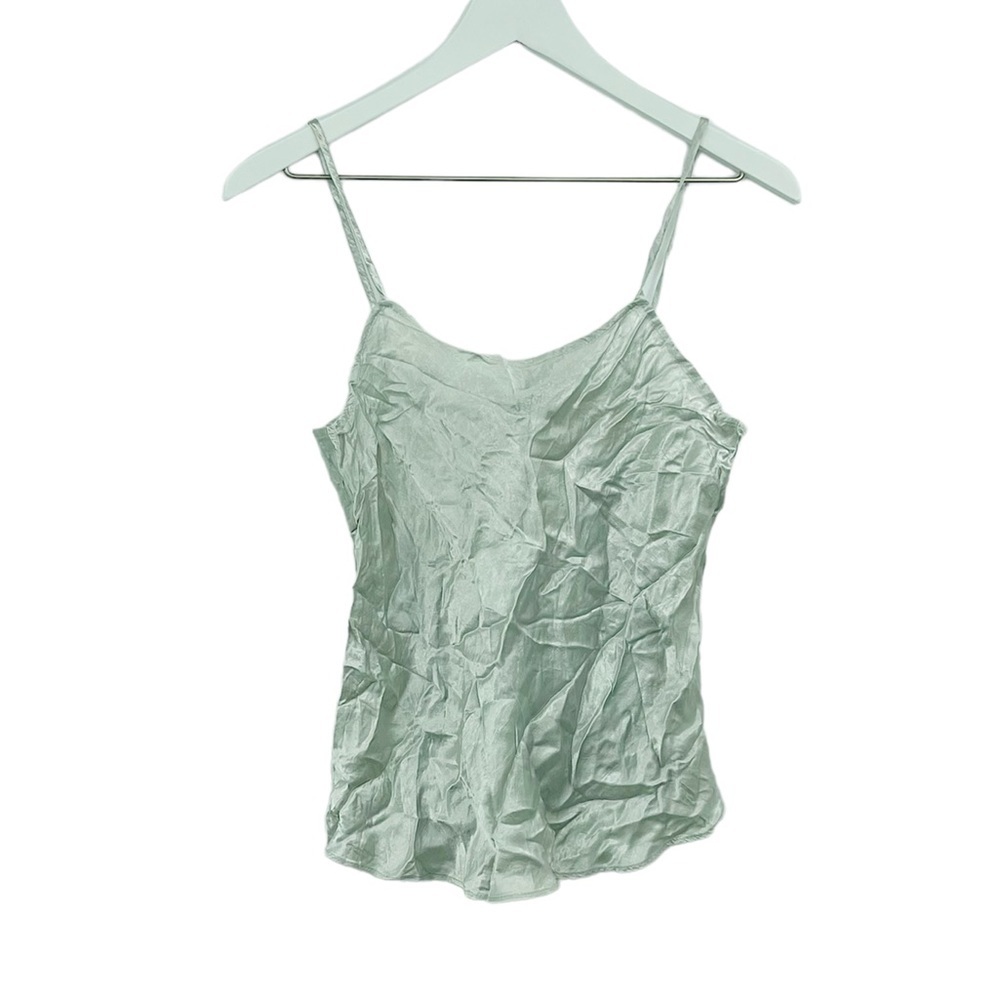 Vintage Y2K Renaissance Silver Camisole Size Medium